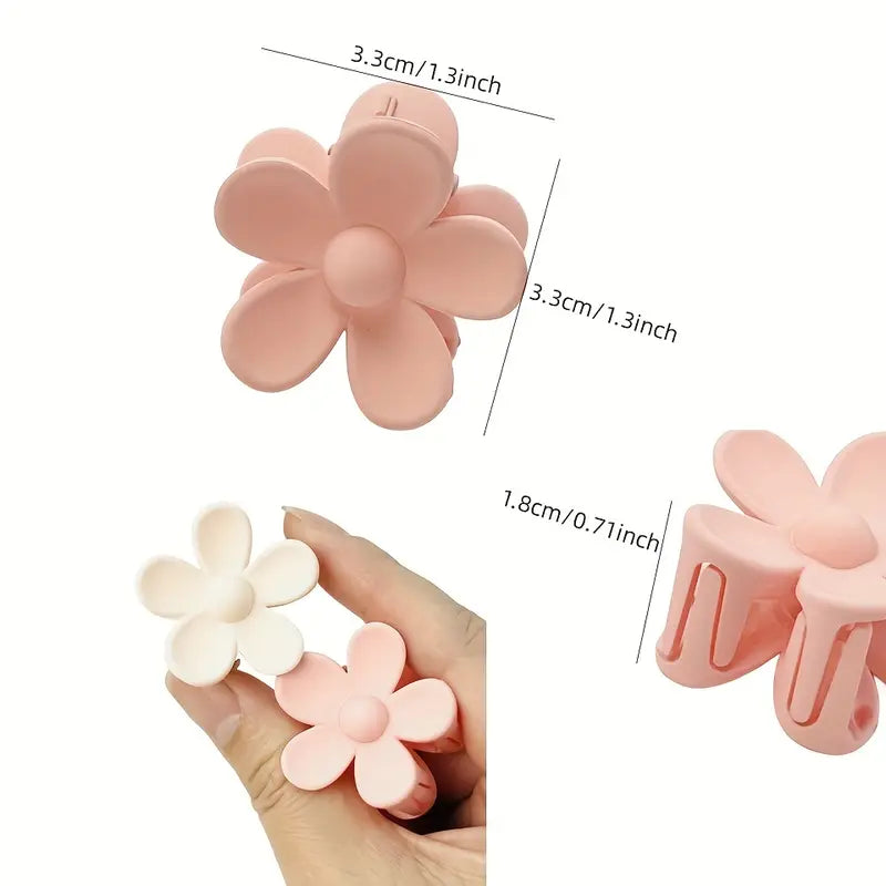 Mini Flower Claw Clips
