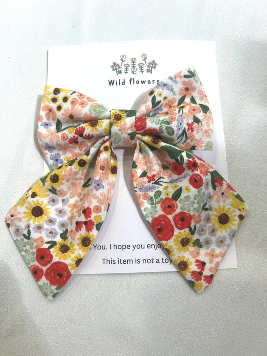 Sunflower bow