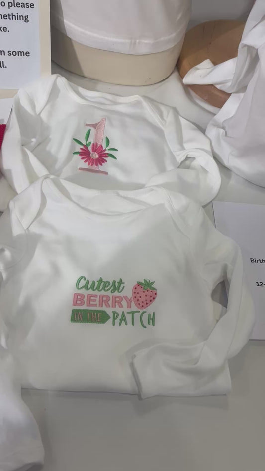 Embroidered Birthday T shirts